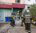 Пожар на ул. Степанова в Туле: в квартире находились мужчина и двухлетний ребенок