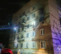 Рано утром 5 мая в Ефремове загорелась пятиэтажка: пострадал человек