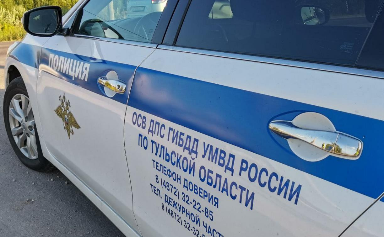 В Щекинском районе сотрудники ГИБДД остановили пьяную автоледи с двумя детьми