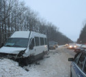 В Узловском районе ДТП с маршруткой: один человек погиб, четверо пострадали