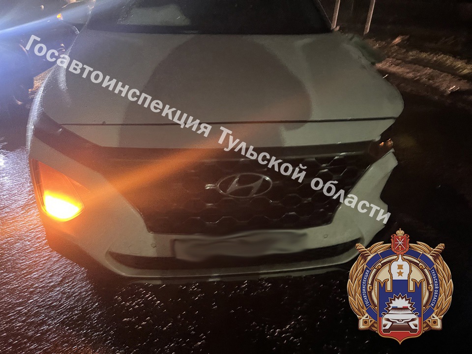 В Скуратово водитель за рулем Hyundai сбил мотоциклиста с пассажиром