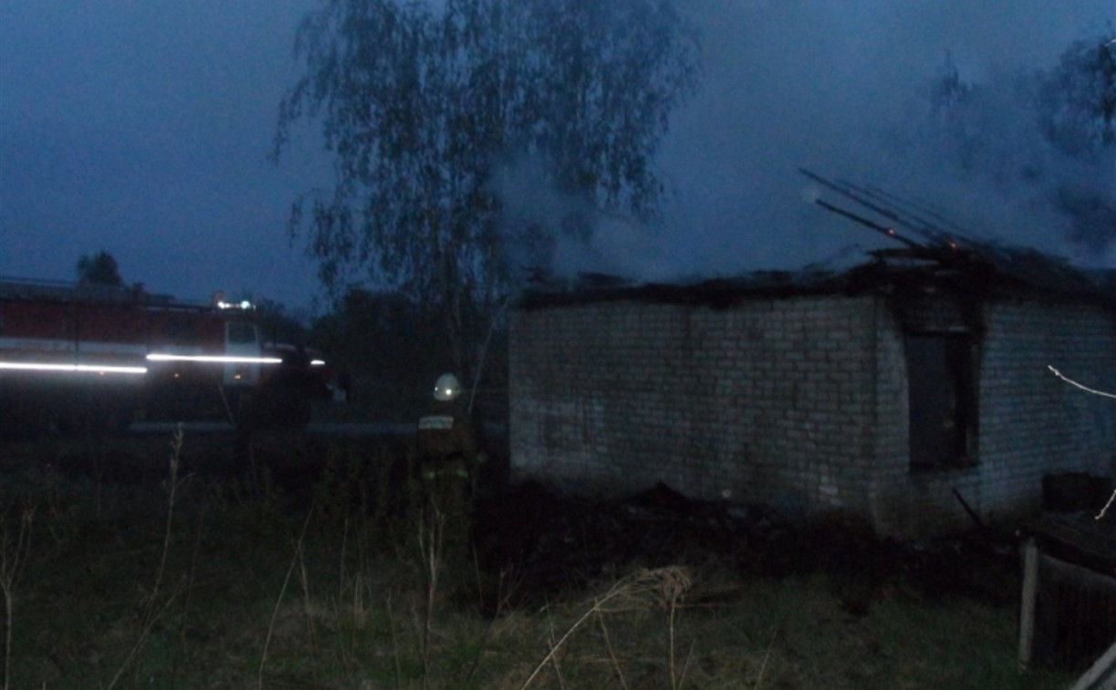 За сутки в Тульской области на пожарах погибли два человека