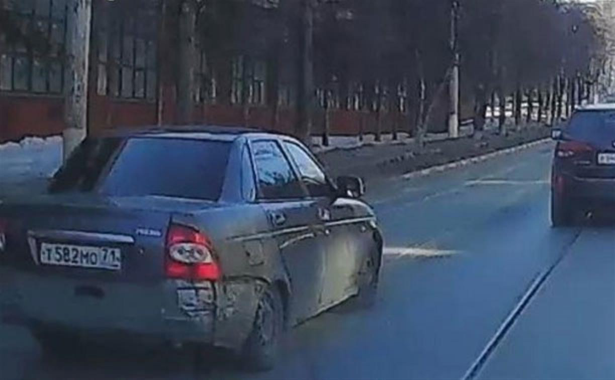 В Туле автохама на «Ладе Приоре» оштрафовали на 5000 рублей