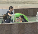 Юные туляки спасаются от жары в фонтане: видео