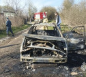 За сутки в Тульской области загорелись два легковых автомобиля