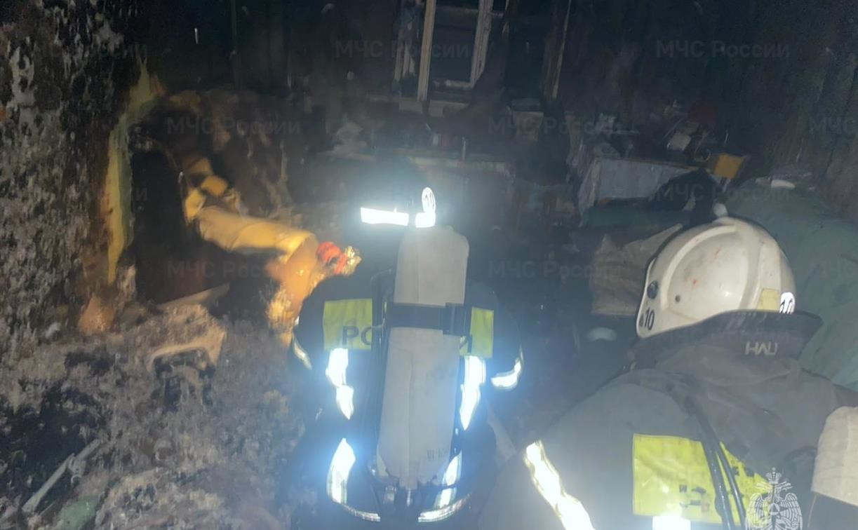 В Алексине пожарные спасли из огня 4 человек