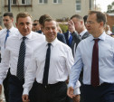 Дмитрий Медведев прогулялся в Туле по Казанской набережной