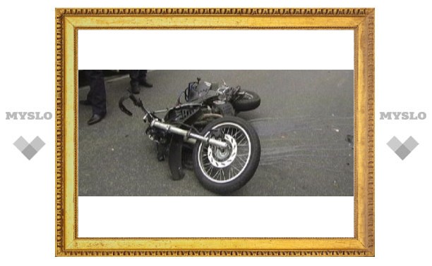 Под Тулой разбился мотоцикл