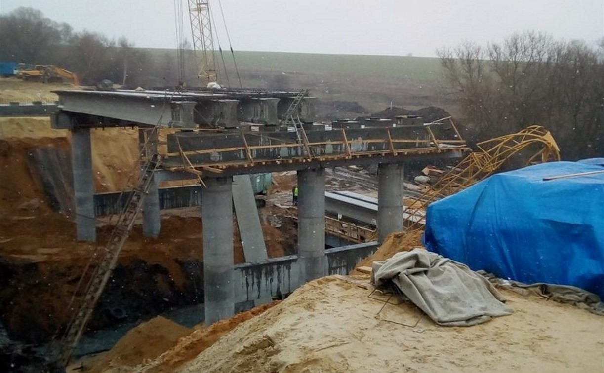 Падение пролёта моста и кранов в Донском: названа причина ЧП