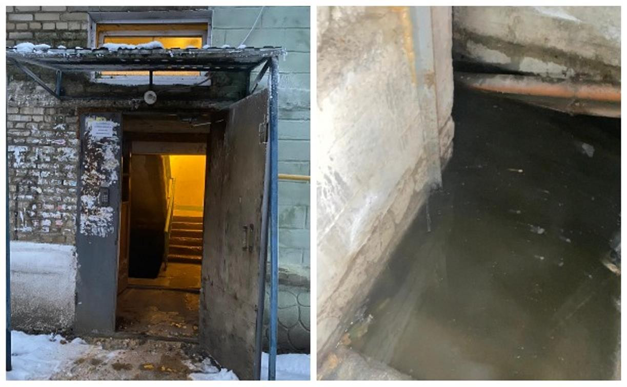 В Болохово пятиэтажка утопает в канализации