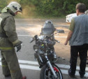 Мотоциклист госпитализирован после столкновения с легковушкой