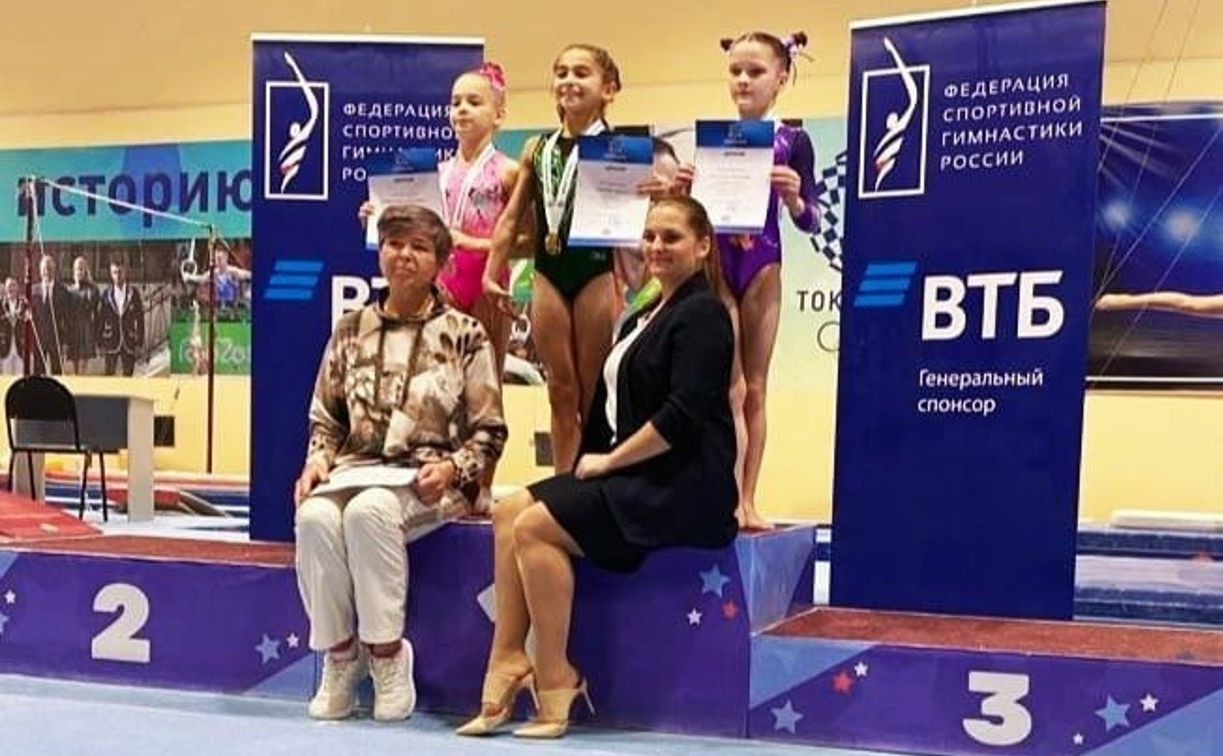 Юная тульская гимнастка Диана Павлова завоевала золото Всероссийских соревнований