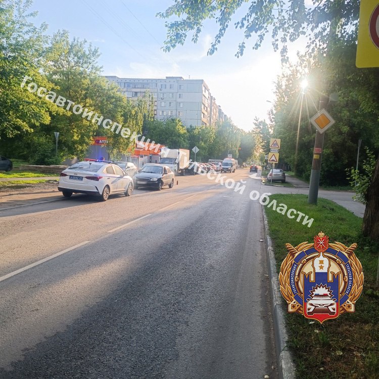 В Туле Lanos сбил ребенка на велосипеде 