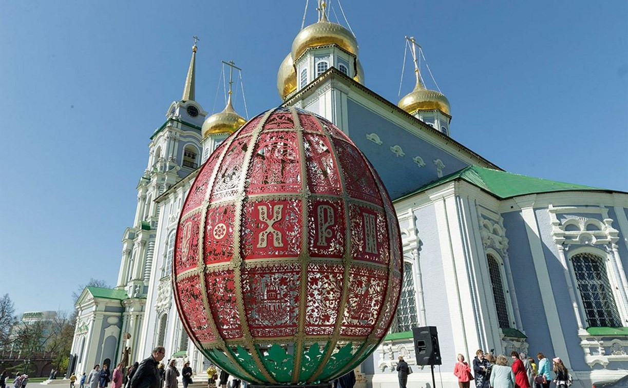 В Туле открыт арт-объект, посвященный Светлой Пасхе