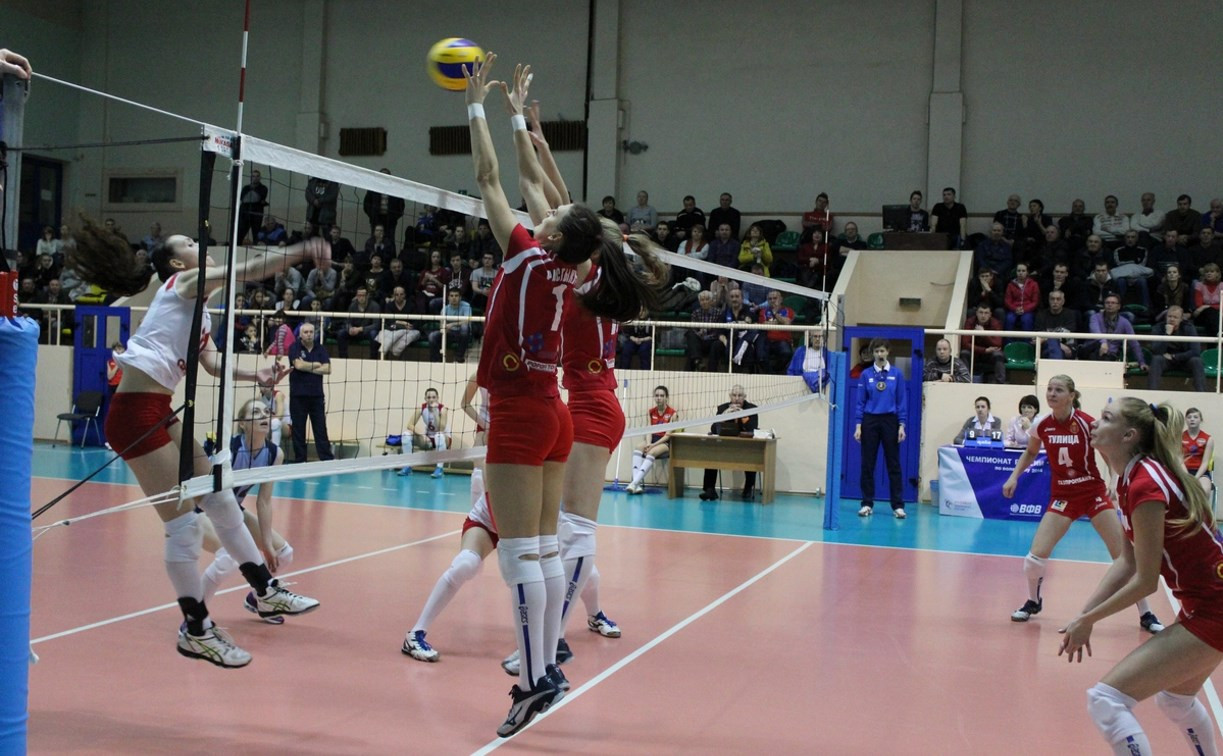 Волейбольная «Тулица» не удержала лидерство в Обнинске