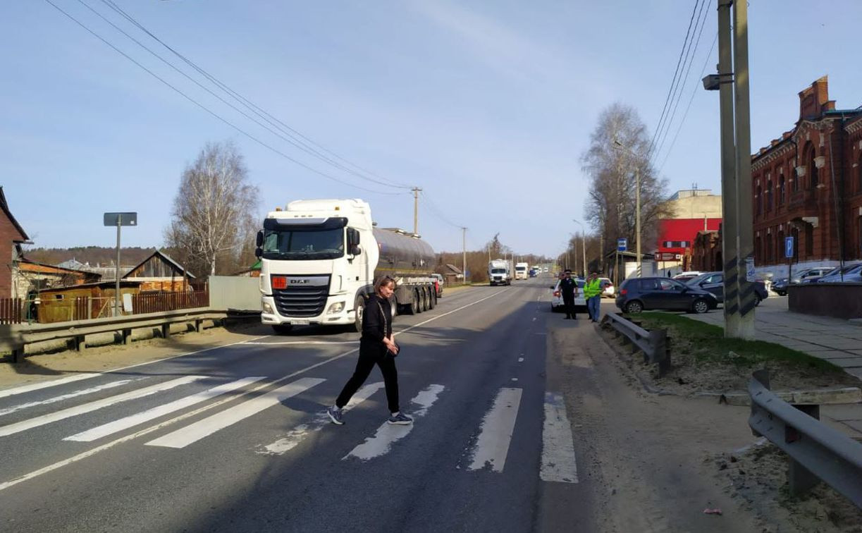 В Плавске сотрудники ГИБДД за час оштрафовали четырёх пешеходов-нарушителей