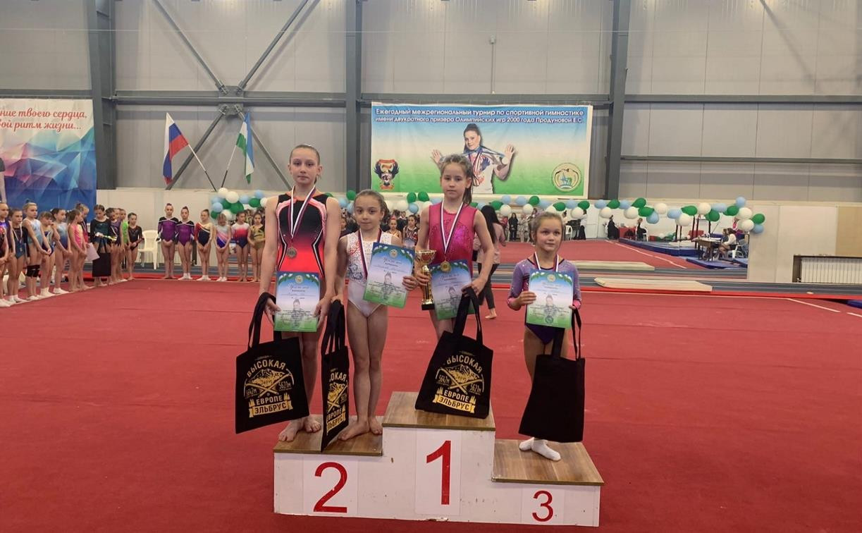 Тульские гимнастки завоевали в Нальчике шесть медалей в многоборье 