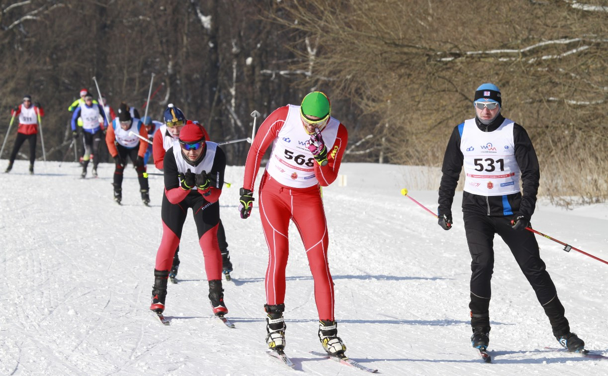 В Ясной Поляне прошёл «Тульский лыжный марафон» 