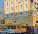 На ул. Октябрьской образовалась пробка из-за ДТП с автобусом