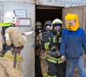В Алексине пожарные ликвидировали условное возгорание на заводе