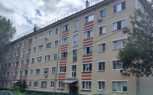 В Туле отремонтировали поврежденную беспилотником пятиэтажку на Металлургов