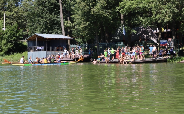 На реке Воронке проходят соревнования по гребле «Семейный Кубок 2024»