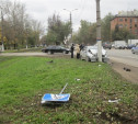 На ул. Кирова водитель «пятнашки» врезался в столб