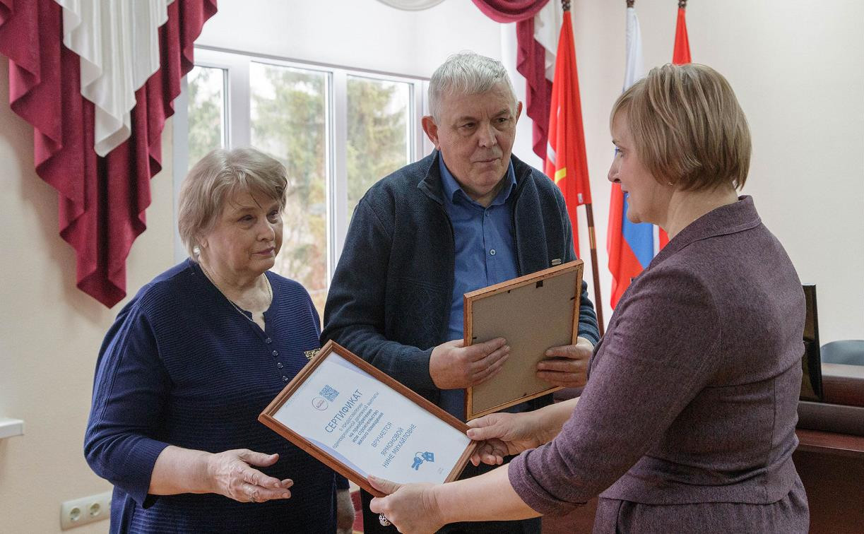 Пострадавшие при падении беспилотника в Киреевске получили жилищные сертификаты
