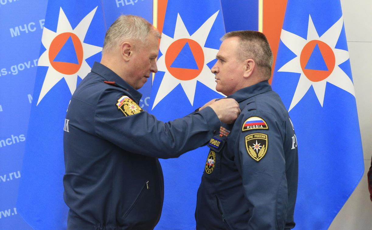 Главный пожарный Одоевского района получил почётное звание