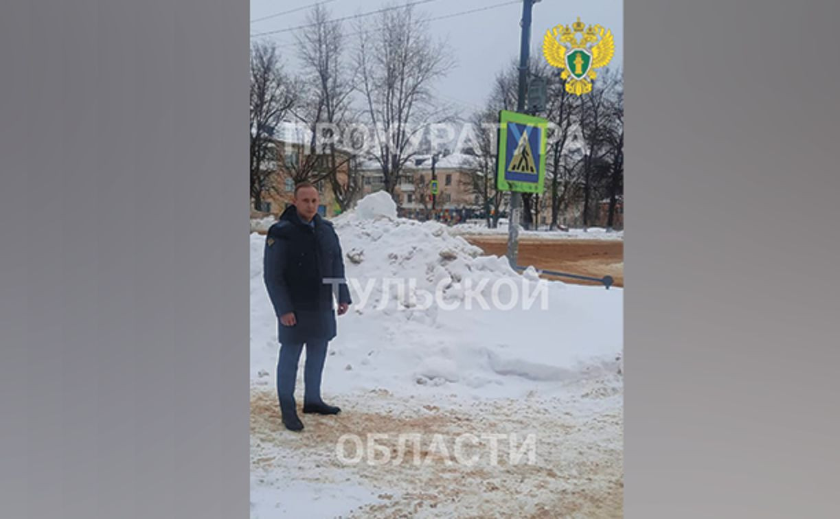 Прокуратура внесла представление главе администрации Кимовска за заснеженные улицы