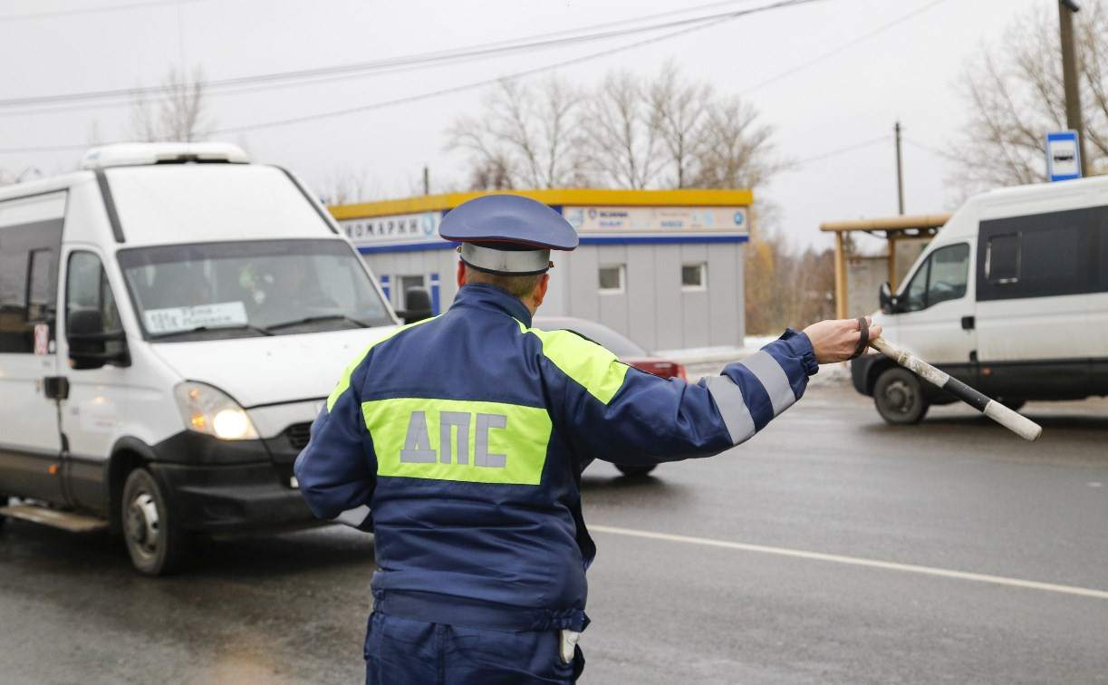 Рейд ГИБДД по маршруткам: в Тульской области выявили более 400 нарушений