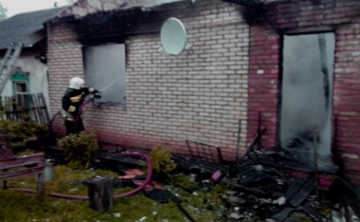Пожар в Ясногорском районе унёс жизни двух пенсионеров 