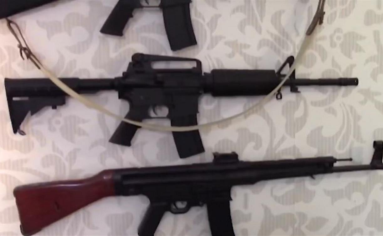 В Тульской области силовики накрыли подпольный оружейный цех