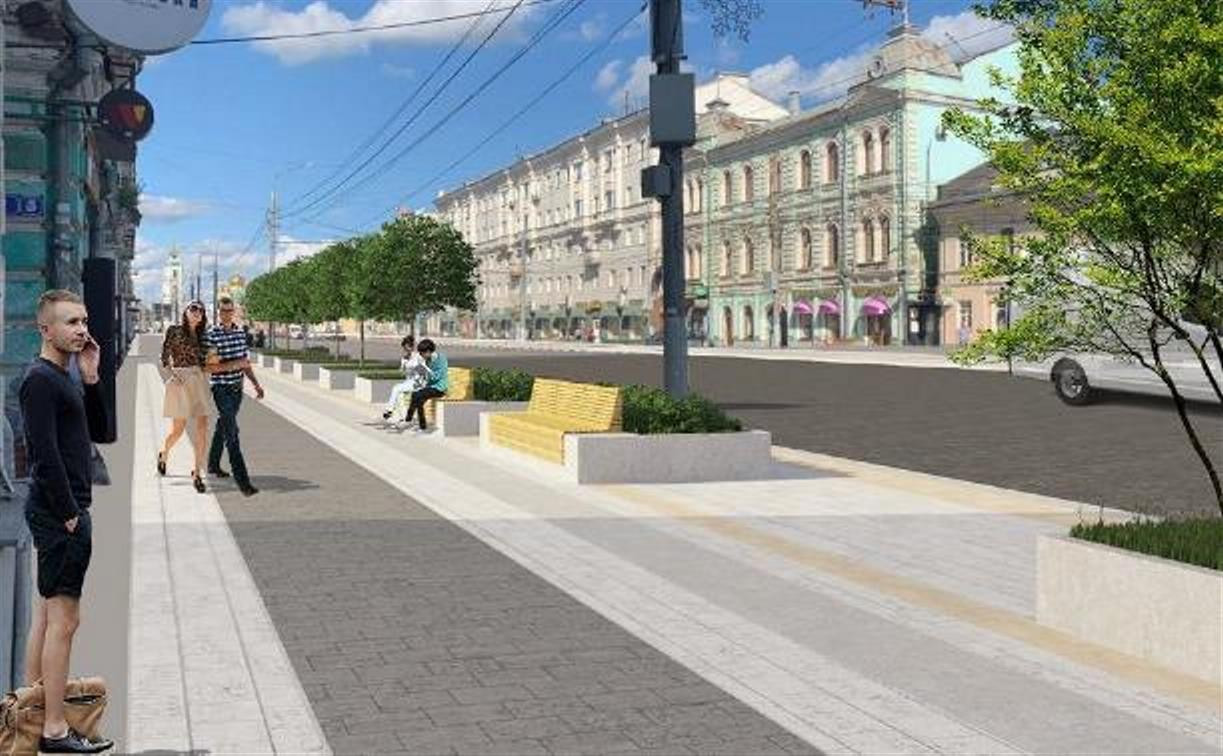 Озеленение проспекта Ленина: на модули для растений потратят 16 млн рублей 