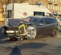 На проспекте Ленина Lada столкнулась с машиной скорой помощи