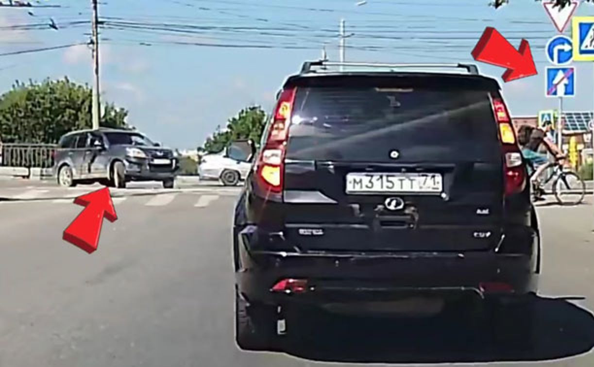 В Туле непринужденно прокатившийся «против шерсти» водитель получил штраф