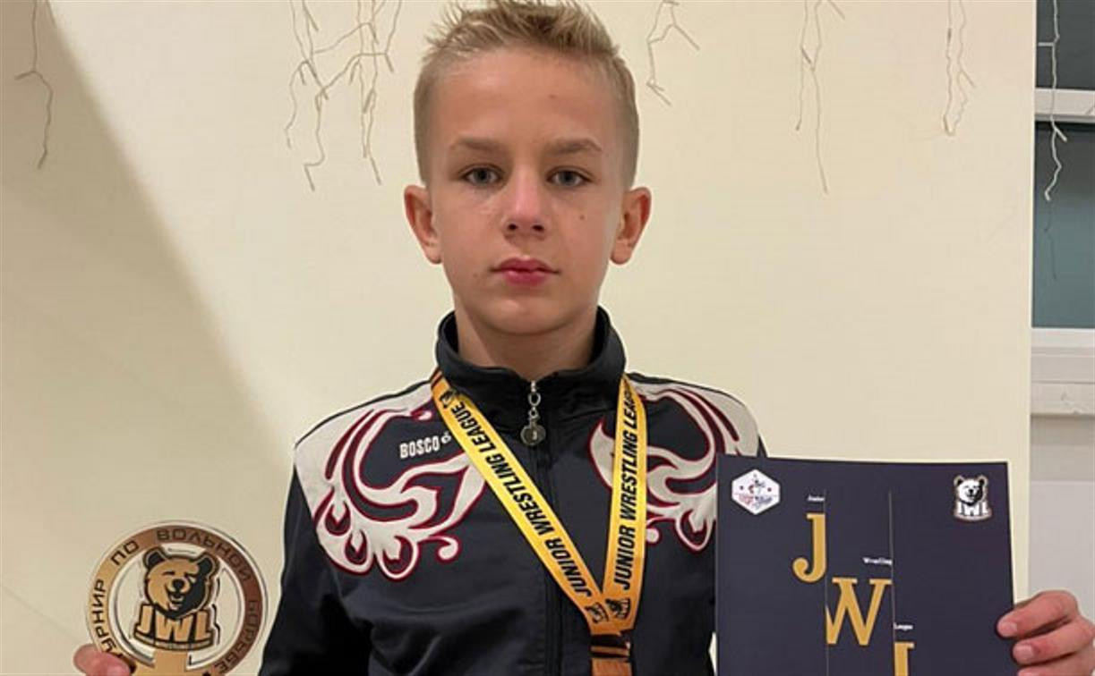 Семиклассник из Тулы стал победителем Юношеской Борцовской Лиги JWL
