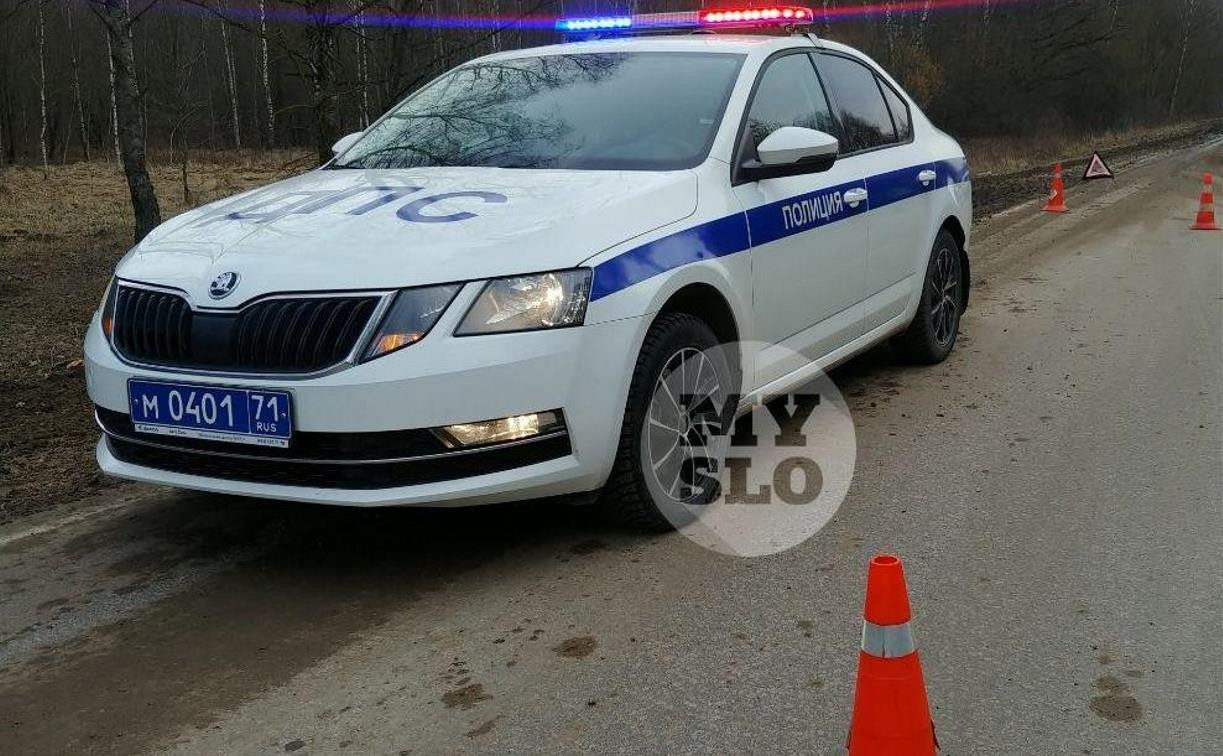 Под Ясногорском пьяный водитель, пытаясь скрыться от полиции, сбил мотоциклиста