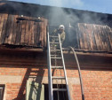 В горящем доме в поселке Барсуки пострадал человек