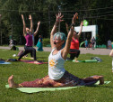 В Центральном парке Тулы отметили День йоги