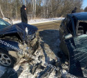 В Киреевском районе Lada влетела на встречке в Hyundai: два человека пострадали