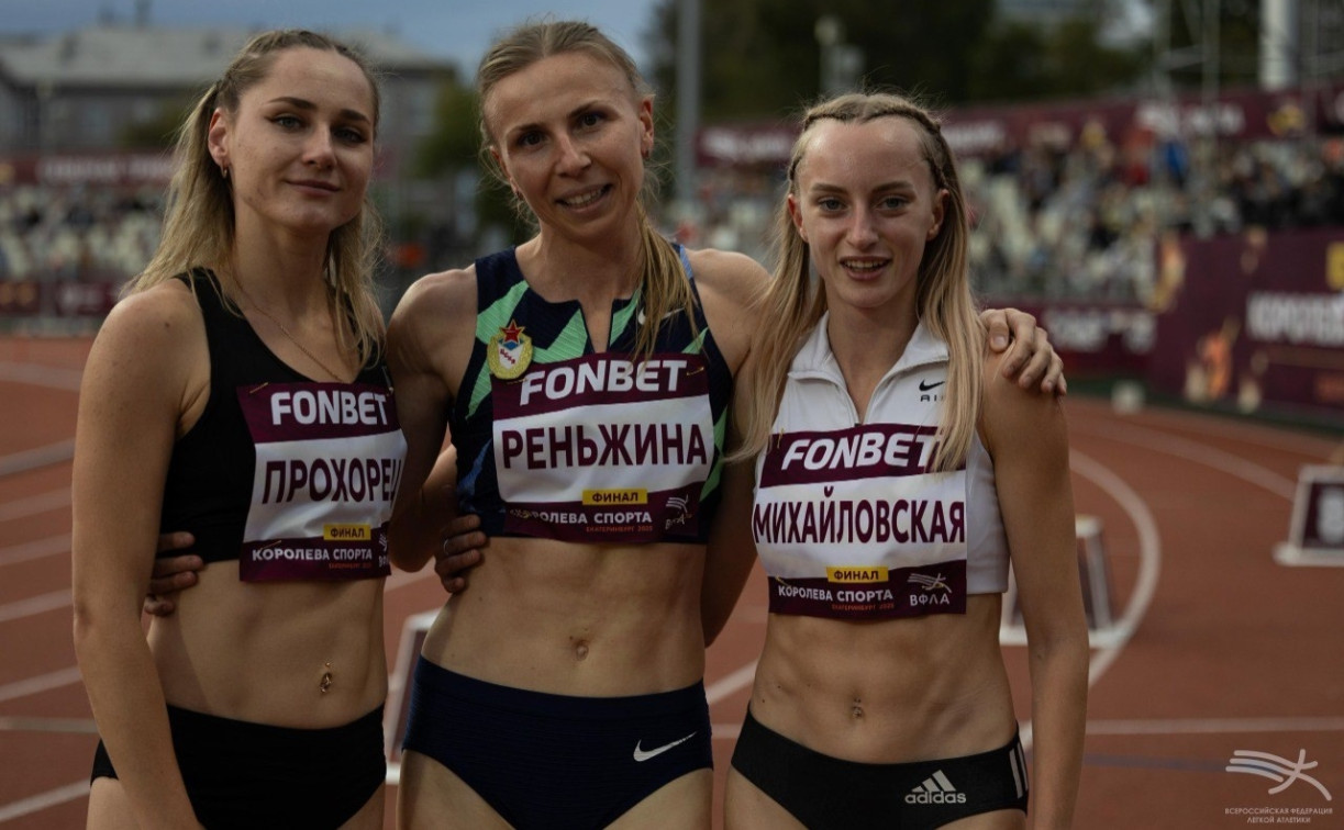 Тульская бегунья Екатерина Реньжина завоевала серебро на соревнованиях «Королева спорта»