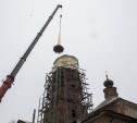 В Туле колокольня храма Рождества Христова получила новый шпиль