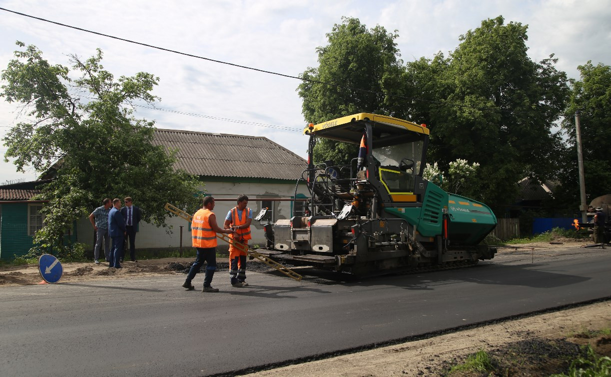 Стартовал ремонт дороги «Тула-Ленинский»