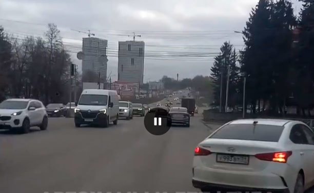 На ул. Оборонной в Туле встретили «комету»