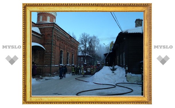 Пожар рядом с храмом Серафима Саровского в Туле ликвидирован