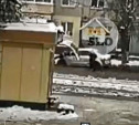 Момент наезда на пешехода на ул. Металлургов в Туле попал на видео