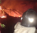 Ночью три пожарных расчёта тушили жилой дом в Кимовске