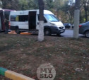 В Туле на улице Кирова произошло двойное ДТП с автобусом и маршруткой