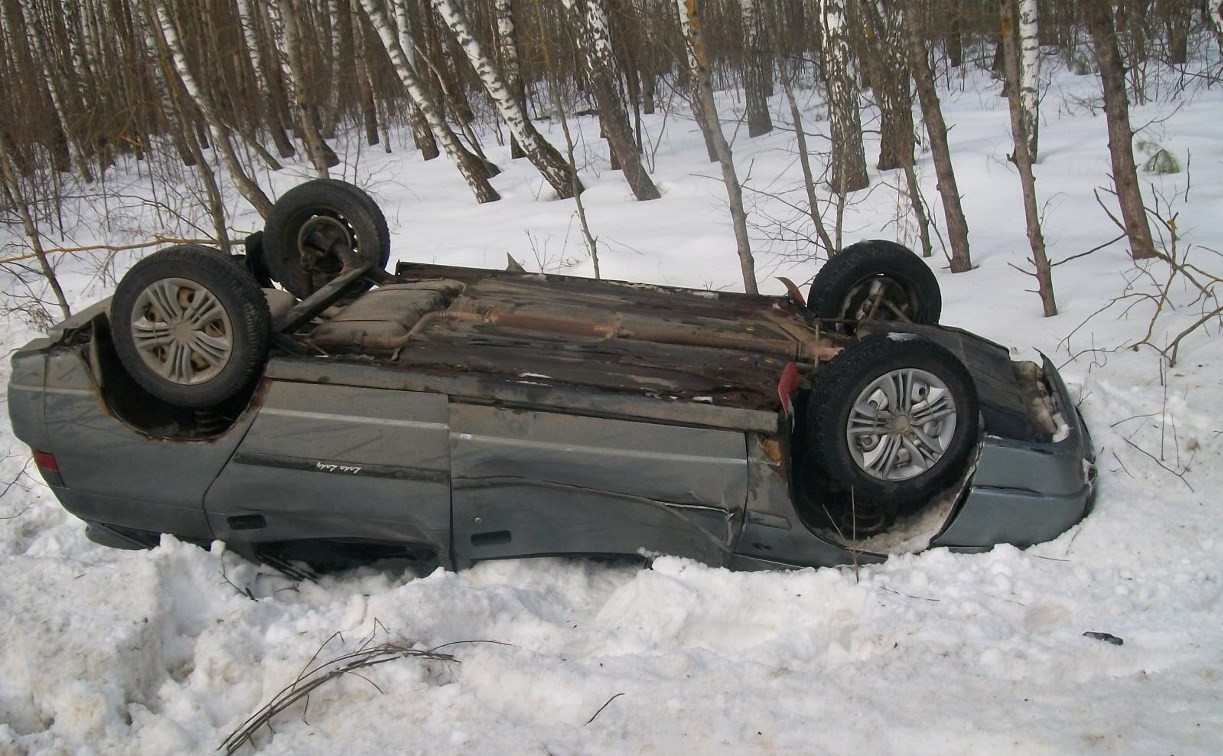 В Суворовском районе перевернулся ВАЗ